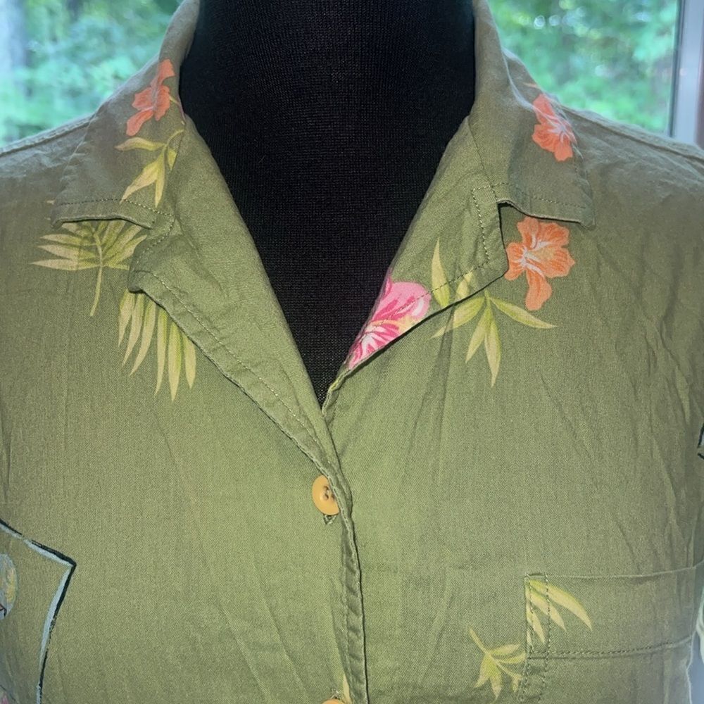 Sunbay Cotton Petite Button Down - Picture 2 of 3